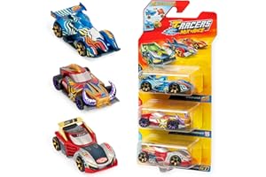 T-RACERS Mix ´N Race 3 Pack – Pack de 3 Coches coleccionables. Coches Desmontables en Dos Partes y con Piezas Intercambiables. Pack 2/12