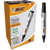 BIC Marker 2300 Kesik U&ccedil;lu Permanent Mark&ouml;r, Siyah,