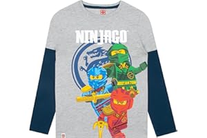 LEGO Ninjago Jersey Niño | Camiseta Manga Larga Niño | Camiseta | 5 E 10 Años
