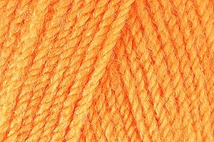 KHASO Stylecraft Special DK Crochet Yarn, Soft 100% Double Knitting Wool for Jumpers, Toys, Blankets, Cushion Covers - 100g Balls - Clementine (1853) - Single (1 Ball)
