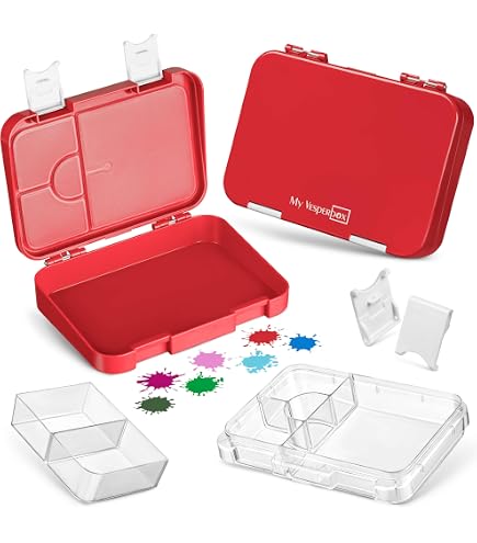 My Vesperbox, Lite Bento Box Boîte à Lunch Pour Enfants, Extrêmement Robuste, Idéale Pour la Crèche et l'école, Orange, Animaux du Zoo My Vesperbox, Lite Bento Box Boîte à Lunch Pour Enfants, Extrêmement Robuste, Idéale Pour la Crèche et l'école, Orange, Animaux du Zoo