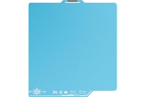 BIQU CryoGrip Pro Frostbite Panda Build Plaque pour imprimante 3D Bambu-Lab P1S/P1P/X1C/X1E/A1, température ambiante, plaque froide 257X257 mm, texture grossière double face Tôle d'acier à ressort