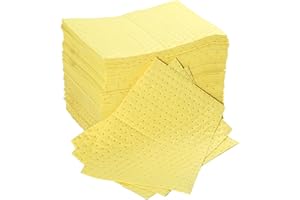 Boxed 100 Premium-weight Chemical Absorbent Spill Control Pads The Lean Centre. Safely absorb Acids and Alkalis and Strong Chemicals for easy clean-up of hazardous spills and leaks.