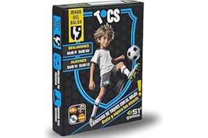 51GAMES TOCS Mago del balón | Ejercicios de fútbol para niños | 36 retos de toques con el balón | Mejora tu técnica | Anota y supera tus récords | Regalo 8,9,10 y 11 años | Tu entrenamiento en forma de juego