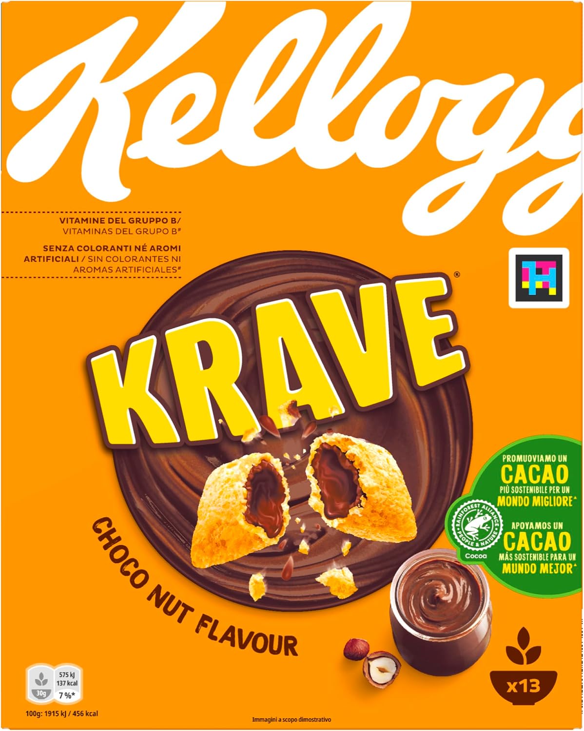 Prise en Main & Utilisation au Quotidien : Kellogg s Krave Choco Nut Cereali Gusto Ciocc