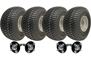 ‎PARNELLS Parnells - Atv-Quad-Anhänger-Set - 4 Stück Wanda-Reifen und -Räder, 20 x 10,00-8 + 4 Stück 100 mm Pcd-Nabe, 40 x 40 mm Achsschenkel - 1800 kg, ohne Anhängerkupplung, nur im Gelände
