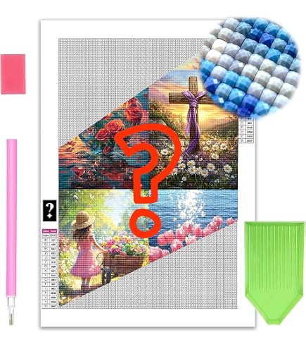 Kit Peinture Diamant Personnalisé 5D - Toile 30x40 Cm, Diamants Ronds Ou Carrés, Idéal Décoration Murale Ou Cadeau - 7