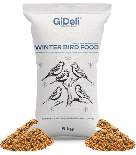 Secchio Mangime Uccelli 25 Kg Mangime Per Uccelli Selvatici, 4 Stagioni, 25 Kg Cibo Per Uccelli Quattro Stagioni