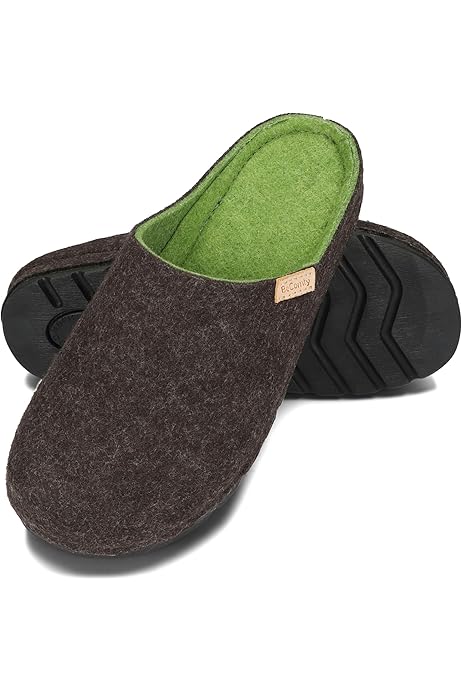 Vilten Pantoffels Pantoffelmann Walk Vilten Pantoffel Met Vilten