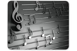 Destination Vinyl Ltd 3D Musical Notes Mouse Mat Pad - Music Student Teacher Fun Computer #14851