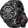 HIDAMEL Smart Watch,Smart Watch for Men,Built in GPS,480mAh Extra-large Battery,50M Waterproof,Full Metal Body Rugged Smartwatch,1.43" AMOLED Display, Compass, Altitude, and Air Pressure