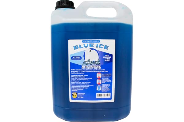 Blue Ice-Slush-koncentrat 5 L, blandningsförhållande 1:5 | slush-is | kross | vattenglass