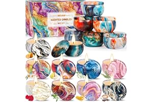 BGIUSQF 16 Piezas Velas Aromáticas, Velas Aromáticas para Mujer, Velas Decorativas, Aromaterapia Candle, Velas Regalo, Velas para Relajación, Fiesta, Boda, Yoga, Cumpleaños, Navidad
