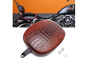 KEEPDSGN Cuscino per passeggero posteriore per sedile passeggero per moto adatto per Sportster XL883 Forty Eight 48 XL1200X Settantadue 72 XL1200V 2010-2015.