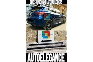 Generico Clio 5 V 2019+ 5 Porte MINIGONNE Laterali in ABS/Look Sport RS New