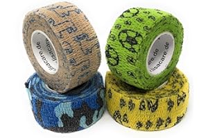 LisaCare Samoprzylepny plaster na ranę – elastyczny, wodoodporny, odporny na kurz, tłuszcz i brud – kolorowy z motywami – 4 rolki po 2,5 cm x 4,5 m (2,5 cm, chłopcy)