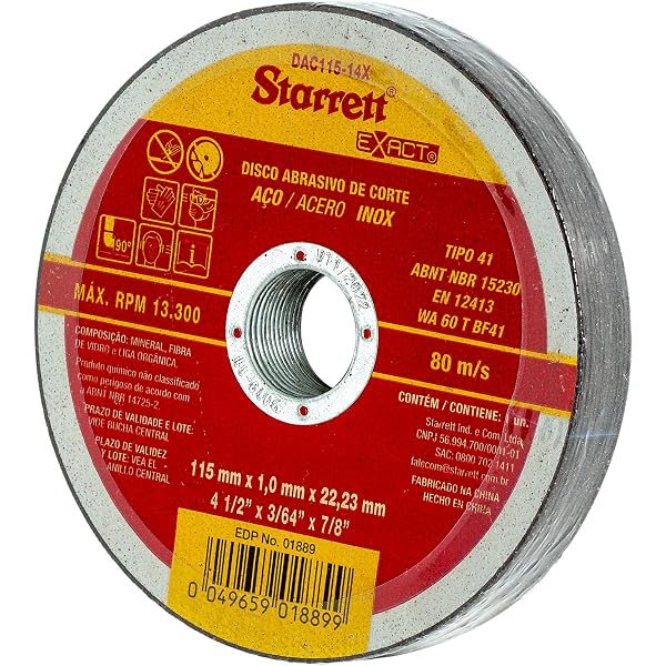 Lot De 10 Disques De Meulage Métal Pour Meuleuse D'Angle - 10,4 Cm, Alésage 6,35 Mm - Nettoyage, Décapage, Ébavurage - 7
