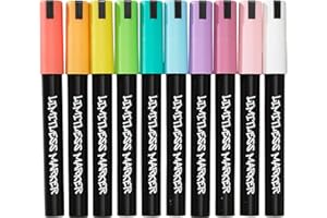 Panduro Marqueurs illimités Stylos acryliques à base d'eau | Ensemble de sorbets d'Islande | 10 couleurs pour toutes les surfaces