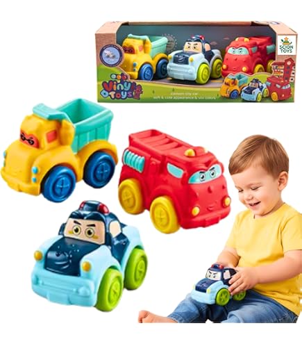 Clementoni - 14099 - Soft & Go Cars - 1 Unité Aléatoire - Jeu pour Bébés et Jeunes Enfants de