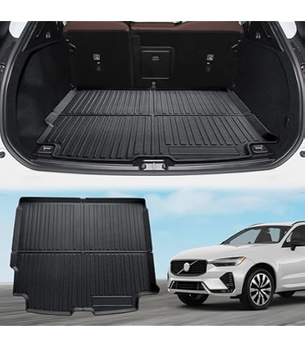 FROGUM DryZone Alfombrilla De Goma Cubeta Maletero Para Volvo V40 II 2012-2019 | Borde Alto | Para Todo El Au00f1o | Tamau00f1o