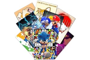 GTOTd Cute Cartoon Hedgehog Posters (8Pcs,11.5" x 16.5"). Gifts Merch Kids Teens Decor Poster Unframed Version HD Canvas Print for Living Room Bedroom Club Wall Art Decoration Teens