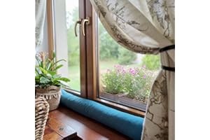 ‎4L TEXTIL 4L Textil Zugluftstopper Durchzugstopper Windstopper für Türen und Fenster Luftzugstopper für Tür Türschlange Türrolle 70 cm 80 cm 90 cm 100 cm 150 cm (Türkis, 70 cm)