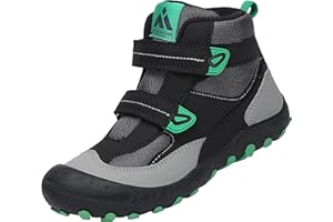 Mishansha Kinder Wanderschuhe rutschfest Leicht Trekking Wanderstiefel für Jungen Mädchen Gr.24-38