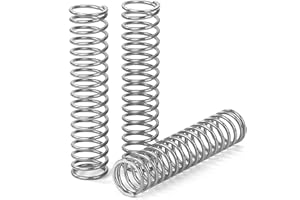 GUNGY Druckfeder Edelstahl Feder Druckfedern 70mm Drahtdurchmesser 1,5mm Außendurchmesser 16mm Länge 70mm Maximale Federkraft 2,8kg 4 Stück