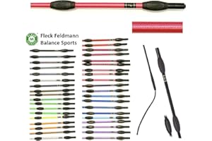 JA Horse Fleck Feldmann Balance Sports Dressurgerte Gerte Reitgerte (110 cm, pink)