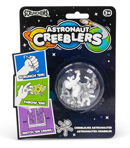 Tobar Creebler - Simpatico Giocattolo Strisciante In Silicone - Antistress Che Cammina Sui Muri - 24 Pezzi