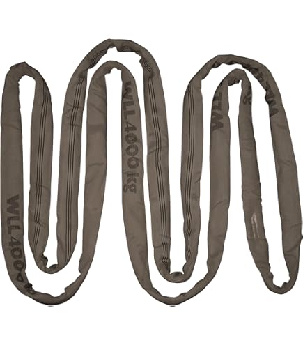 Sangle De Levage Kerbl 1T/2T | 4m Longueur | 3cm Largeur | 2 Boucles | Certifiée DIN EN 1492-1