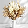Décoration En Herbe De Pampa Séchée, 90 Pièces D'herbe De Pampa Contenant Des Fleurs Séchées, Bouquet De Roseaux Pour Décoration De Table De Mariage Bohème