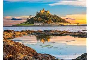 DKIJOYS St Michael's Mount Jigsaw Puzzles for Adults 1000 Jigsaws Historic Island Castle 1000 Piece Jigsaw Puzzles for Adults
