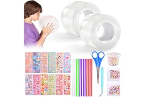 Funmo 310pcs Nano Tape Bubbles,Nano 
