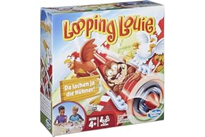 Hasbro Gaming Looping Louie, lustiges Gesellschaftsspiel für 2 bis 4 Spieler ab 4 Jahren und für die ganze Familie, Geschicklichkeitsspielzeug an, und als Wichtelgeschenk
