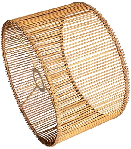 Abat-Jour En Rotin, Abat-Jour Tissé Au Plafond Chambre À Coucher Abat