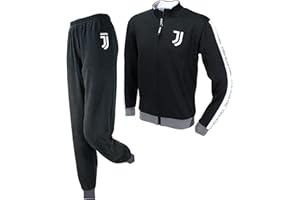 Sicem Pigiama Tuta Juventus Ufficiale Felpato Zip Lunga Bambino Ragazzo 10 12 14 16 JU5118NE