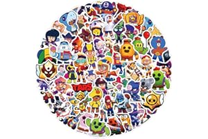 CANVERLENS 110 Stück Brawl Aufkleber für Laptops, Coole klassische Cartoon-Aufkleber für Teenager, Kinder, Jungen, Computer, Skateboards, Handys, Sammelalben