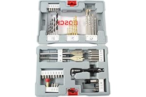 Bosch Professional Accessories 49 parça uç ve matkap ucu Premium X-Line seti (beton matkap ucu, fayans matkabı, evrensel tutu