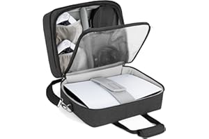 Trunab Torebka do przechowywania, kompatybilna z PS5/PS4/PS4 Pro/PS4 Slim/Xbox One/Xbox One X/Xbox One S, czarna, torba ochronna, duża pojemność, z kieszeniami na kontroler PS4 i akcesoria do gier