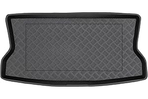 SMK Tapis de coffre en PE pour Renault Twingo II 2007-2014 Rendez votre voyage plus confortable grâce à ce tapis de voiture durable - Tapis de coffre de voiture tout temps, protection contre les salis