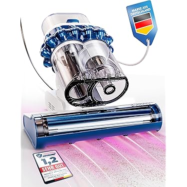 Lambluefly mijtzuiger voor matrassen, 15 kPA mijtzuiger met uv-licht Lambluefly mijtzuiger voor matrassen, 15 kPA mijtzuiger met uv-licht