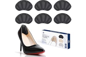 ‎ANJOCARE AnjoCare zapiętki do butów, 3 pary samoprzylepnych nakładek na pięty do luźnych butów, antypoślizgowe wkładki na pięty do trampek na wysokim obcasie, skórzane buty za duże