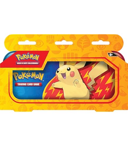Astuccio Pokémon Pikachu GCC - Con 2 Buste Espansione Carte | Edizione Italiana, Per Collezionisti E Gioco - Foto 5