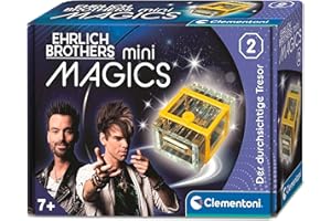 Clementoni Ehrlich Brothers miniMagics Der durchsichtige Tresor - Zaubertrick für Kinder ab 7 Jahren - Mini-Zauberbox als Einstieg in die Magie & Illusion - 59388