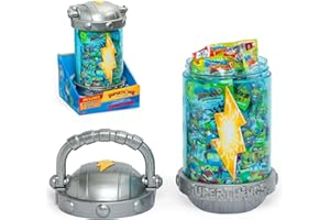 SUPERTHINGS RIVALS OF KABOOM SUPERTHINGS KAZOOM Power – Carry Case. Cápsula en Forma de Kazoom para Transportar y almacenar Tus Superthings. Incluye 1 Carry Case, 8 Figuras Sorpresa, 1 Hideout y 1 Megajet