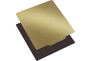 TIOPY Ender 3 PEI Sheetplateau 235x235 mm, PEI Plateforme Magnétique en Acier à Ressort Hot Bed pour Ender 3/3 Pro/Ender 3 V2/ Ender 3 Neo/Neptune 3 Pro/4/Sovol SV05/SV06