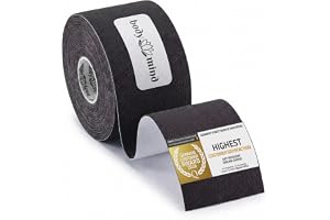 2,5cm / 5cm / 10cm bred kinesiologiband 5m, antiallergisk & vattentät, elastisk hudvänlig kinesiotape, sportbandage för sport