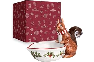Villeroy & Boch – Toy's Fantasy Schale "Eichhörnchen" Bunt, Schale Klein, Bowl, Porzellan, Weihnachtsschale, Servierschale, Weihnachtsgeschirr Toys, Premium Porcelain
