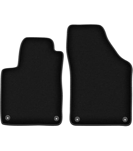 Tapis Caoutchouc Voiture 4 Pièces Pour Peugeot 406 (1995-2004) - Noir Antidérapant - Meilleur Que Universel - Protection Sol - 3